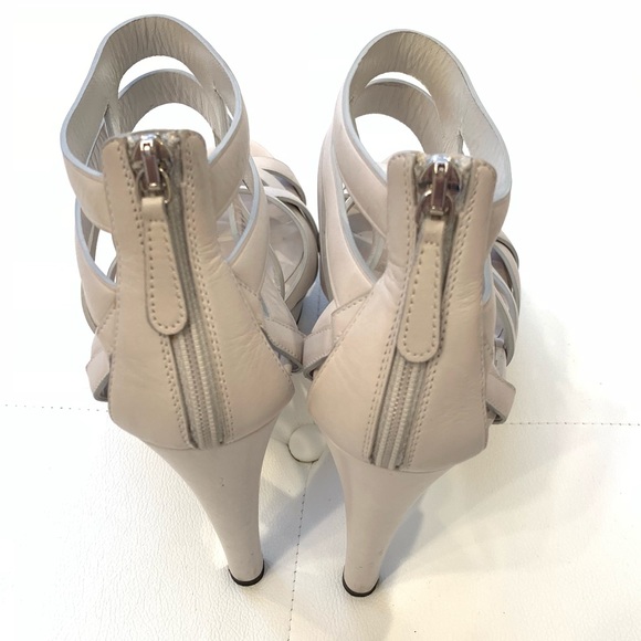 GUCCI Leather Platform Sandals Sz 40 - Picture 4 of 6